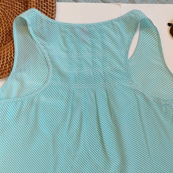 Lilly Pulitzer Blue & white Stripe Silk Tank Top M - Picture 5 of 7